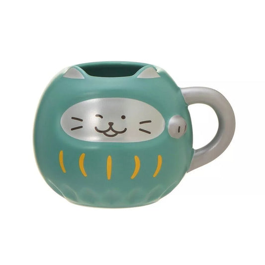 Starbucks Japan New Year's 2024 Maneki Neko Green Mug Cup